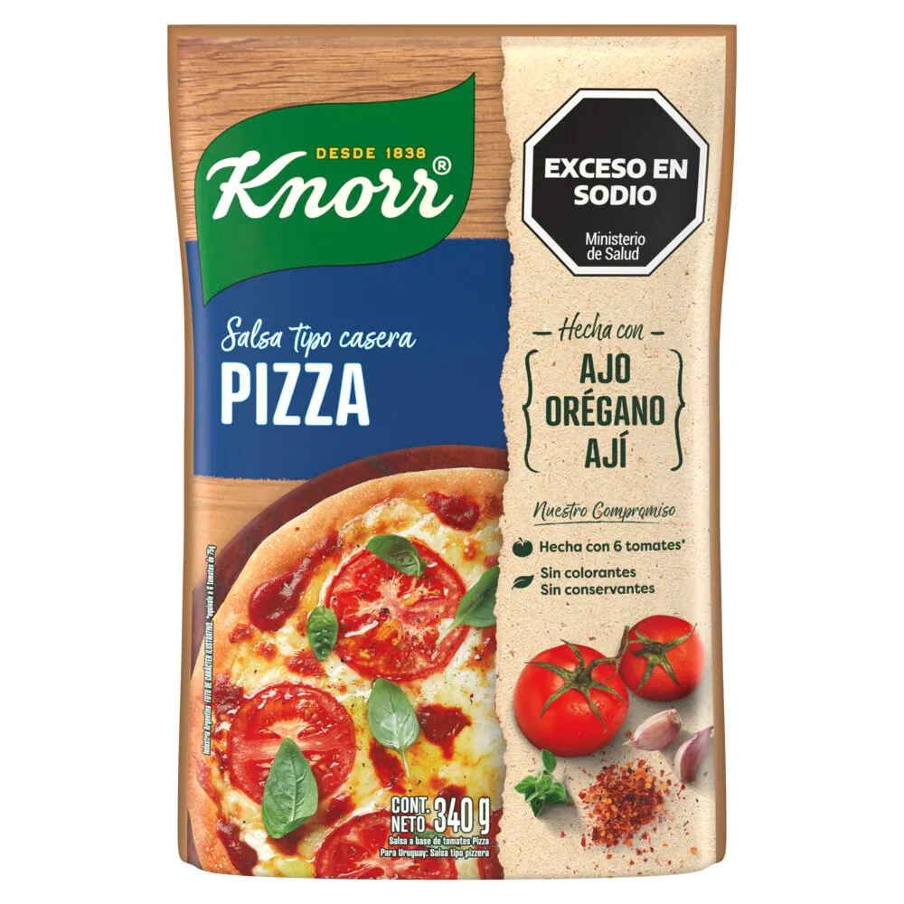 Salsa Knorr Pizza X 340gr