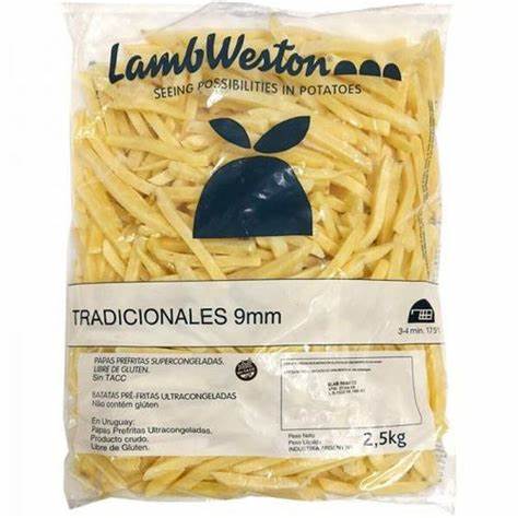 Papas Lamb Weston 9 Mm X 2.5 Kg