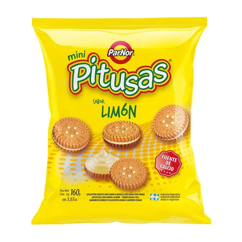 Galletita Pitusa Limon X 160 Gr