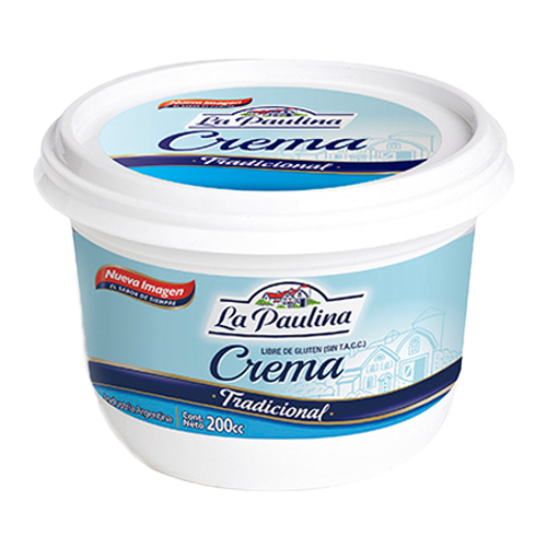 Crema de leche La Paulina 200 cc