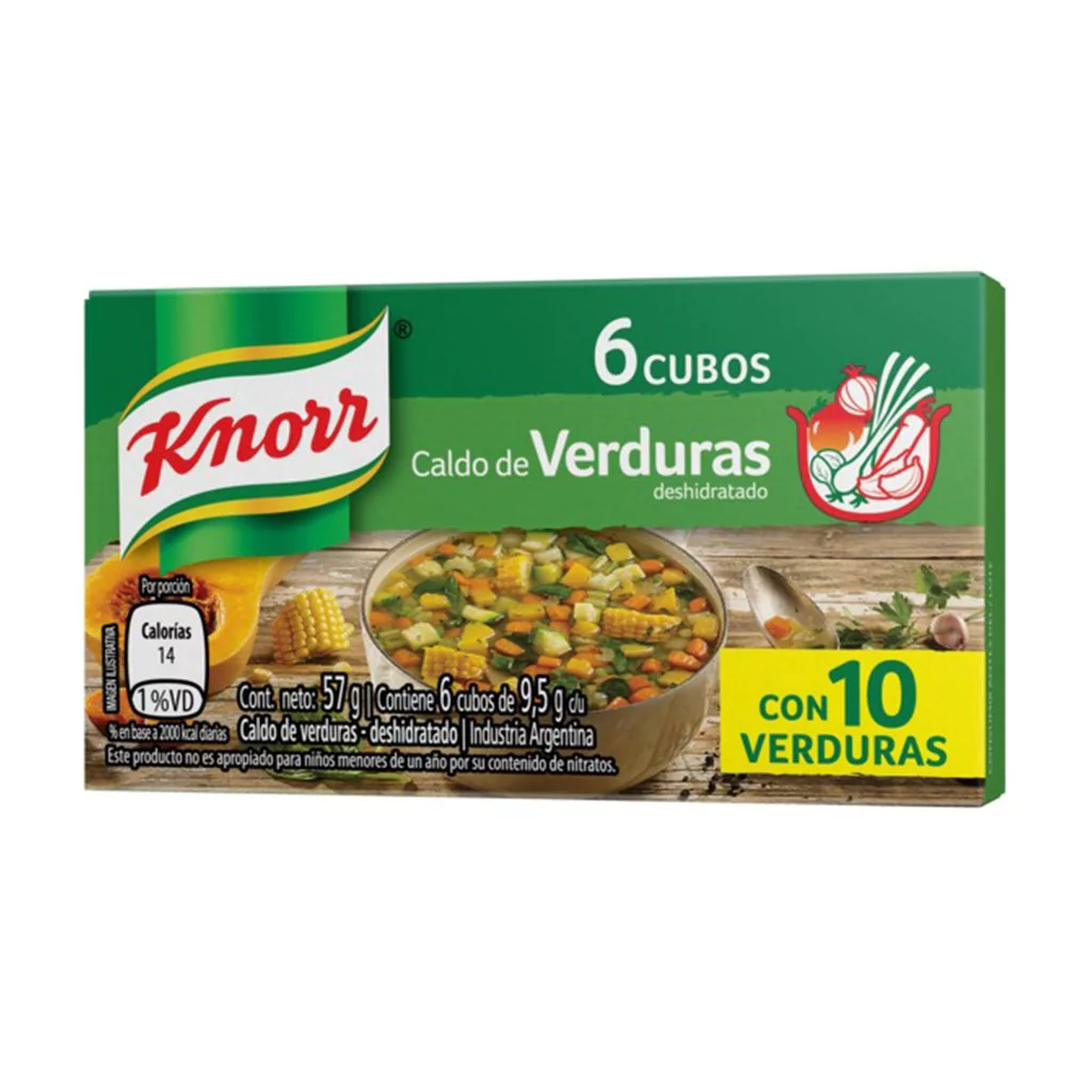 Caldo de Verdura x 6 Cubos- Knorr