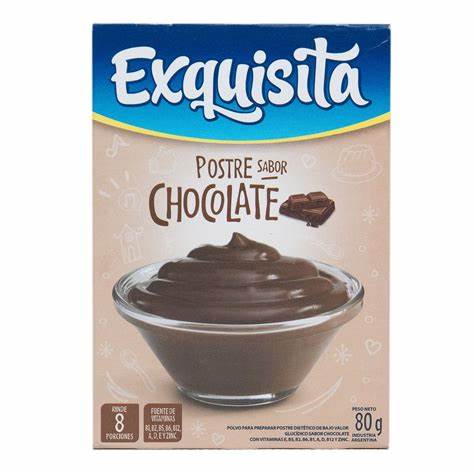 Postre Chocolate Exquisita X80gr