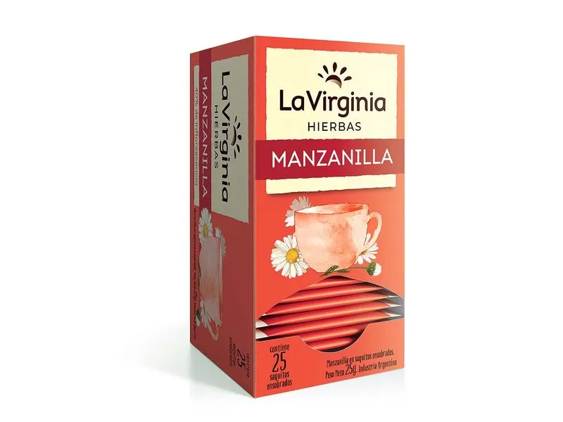 Té De Manzanilla La Virginia 25 Saquitos