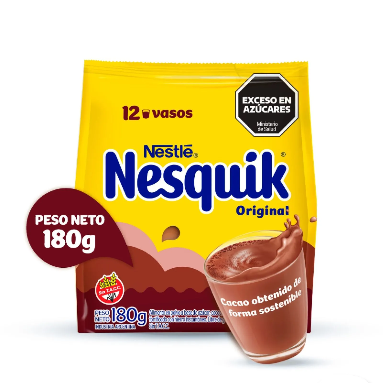 Nesquik original cacao en polvo 180 gr.