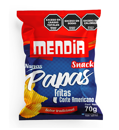 Papas Fritas Mendia C/Americano X 70gr